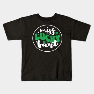 This Guy Loves To Fart - Miss Lucky  - Fart Guy Joke Kids T-Shirt